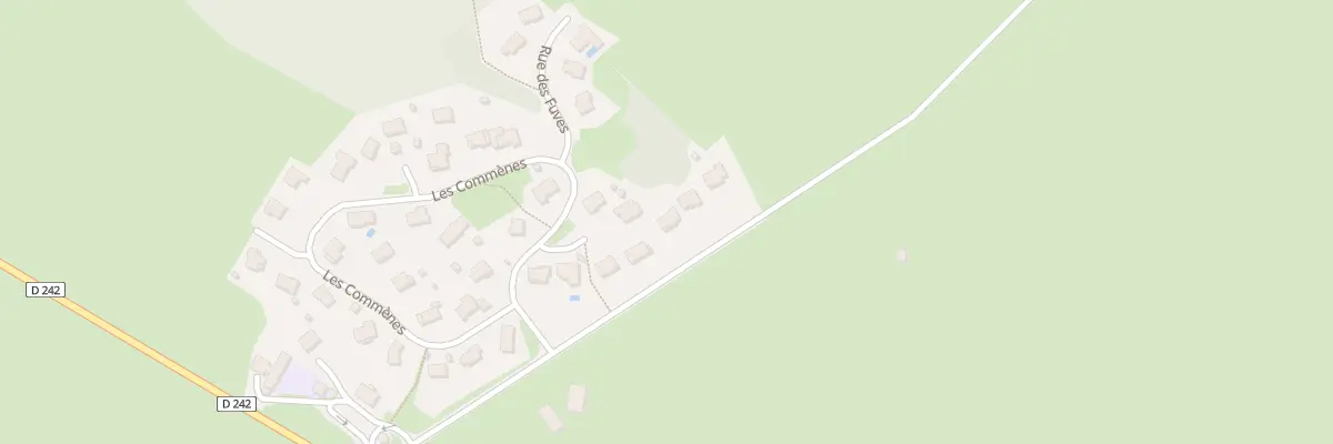 Plan du 29 Les Commènes à Fuans