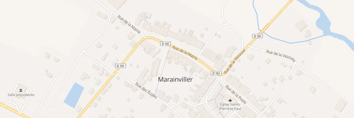 Plan du 20 Rue de la Mairie à Marainviller
