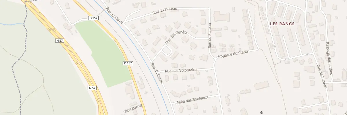 Plan du 6 Rue des Genets à Éloyes