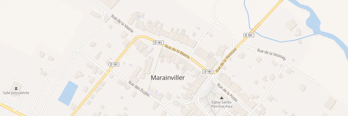 Plan du 18 Rue de la Mairie à Marainviller