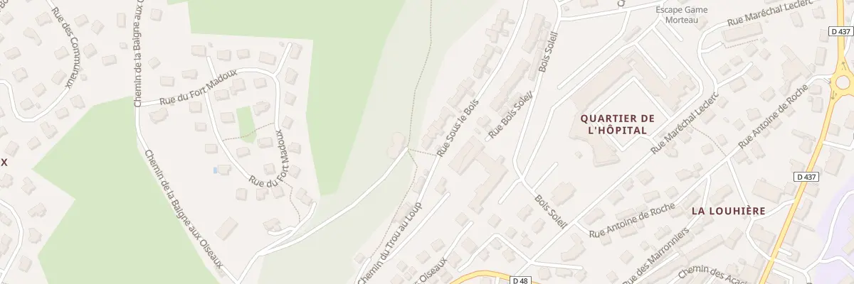 Plan du 48 Rue sous le Bois à Morteau