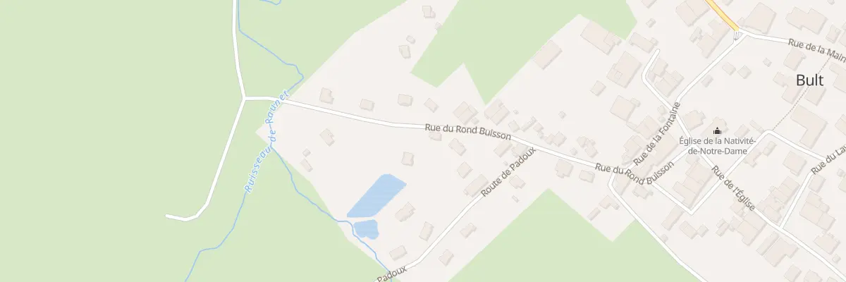 Plan du 25 Rue du Rond Buisson à Bult