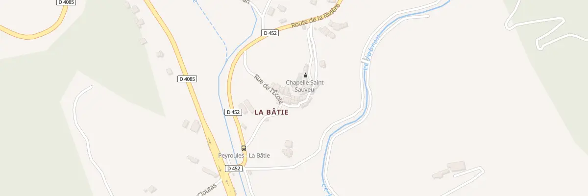 Plan du 5020 La Batie à Peyroules