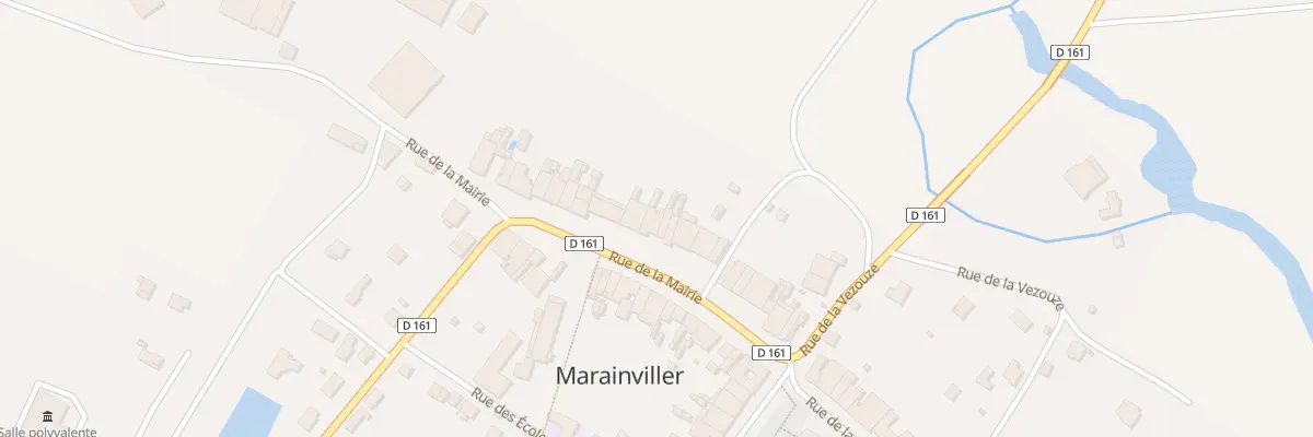 Plan du 25 Rue de la Mairie à Marainviller