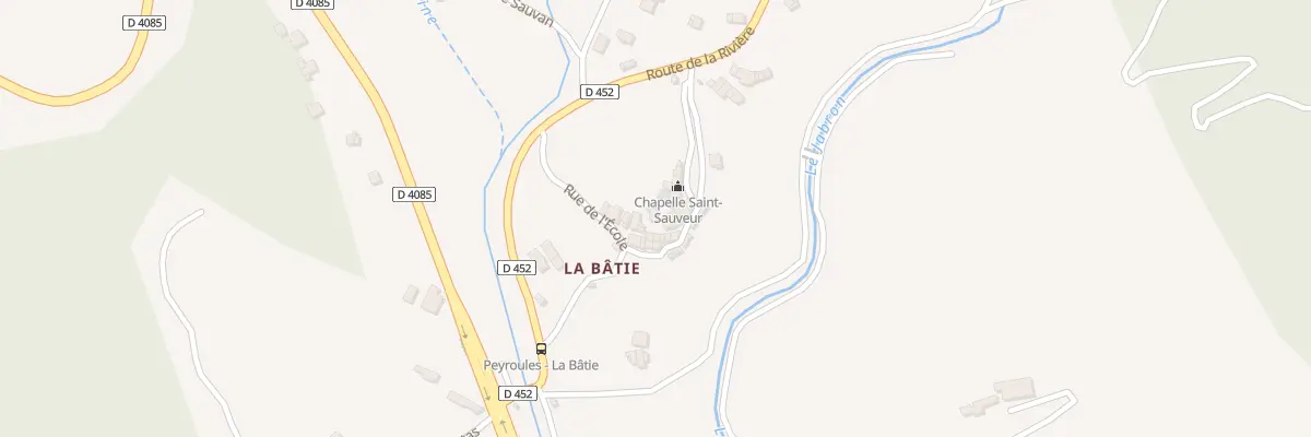 Plan du 7038 La Batie à Peyroules