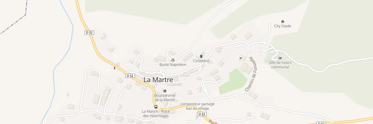 Plan du 9803 La Font Vieille à La Martre