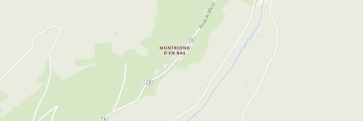 Plan du 777 Rte de Môrion à Seytroux