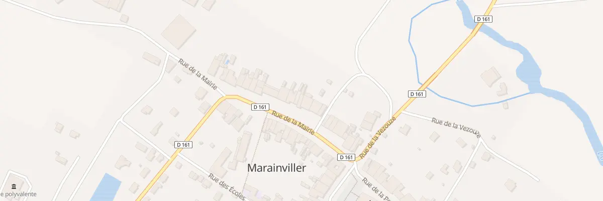 Plan du 21 Rue de la Mairie à Marainviller