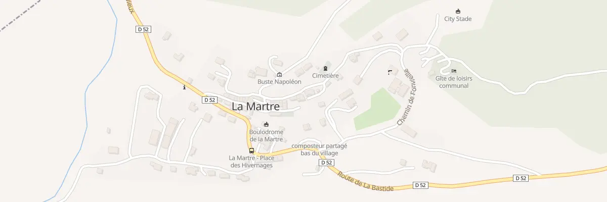 Plan du 5019 Le Village à La Martre