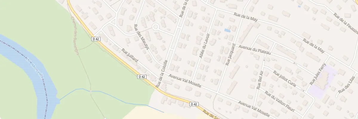Plan du 8 Rue de la Cotolle à Saint-Étienne-lès-Remiremont