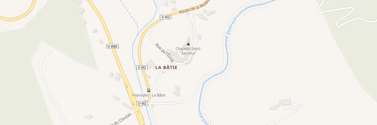 Plan du 7090 La Batie à Peyroules