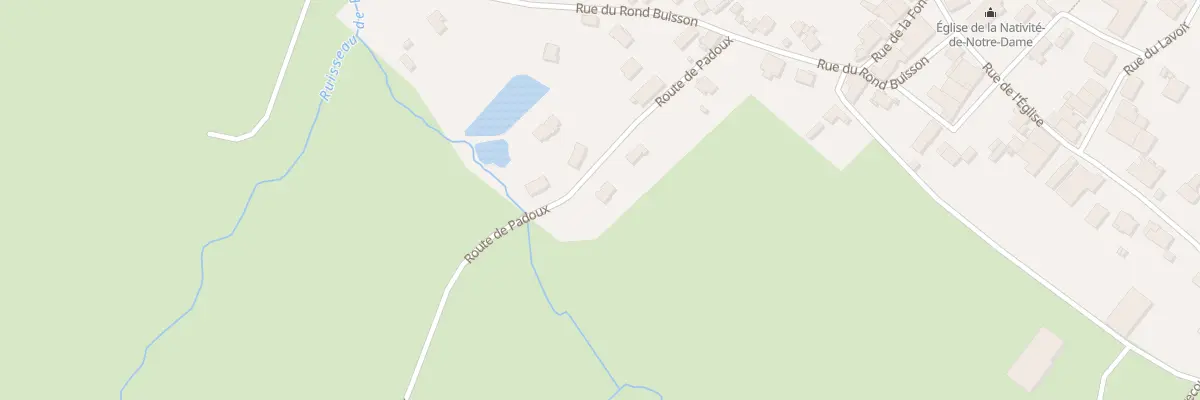 Plan du 7 Rte de Padoux à Bult