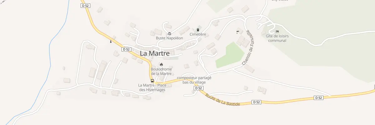 Plan du 5144 Le Village à La Martre
