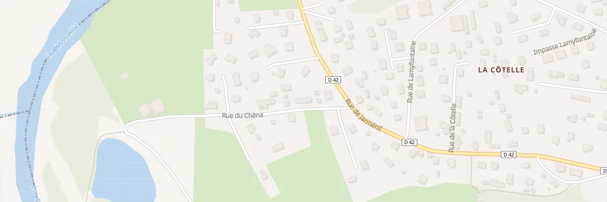 Plan du 8 Rue du Chena à Éloyes