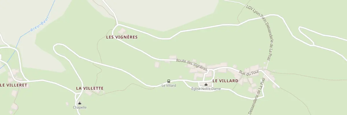 Plan du 5093 Le Villard à Saint-André