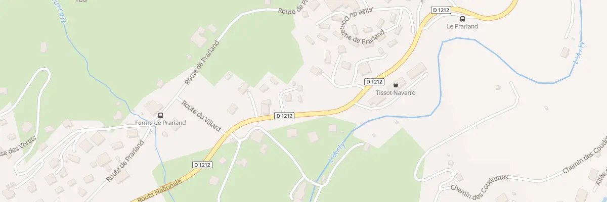 Plan du 3560 Rte Nationale à Megève