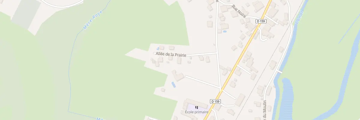 Plan du 3 All de la Prairie à Cheniménil