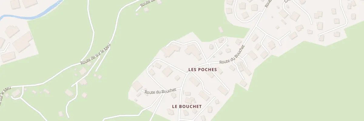 Plan du 1186 Rte du Bouchet à Megève