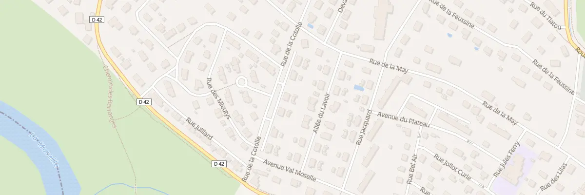 Plan du 16 Rue de la Cotolle à Saint-Étienne-lès-Remiremont