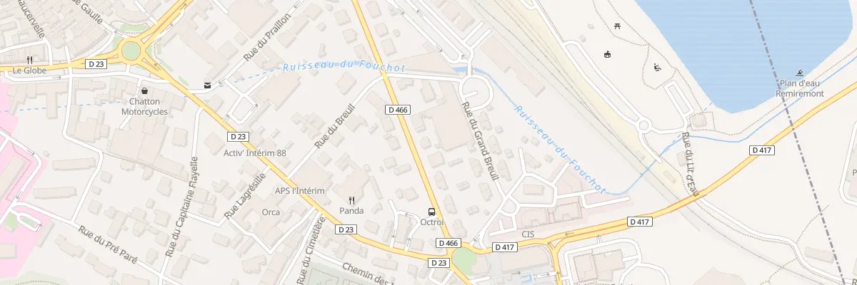 Plan du 13 Rue Jules Ferry à Remiremont