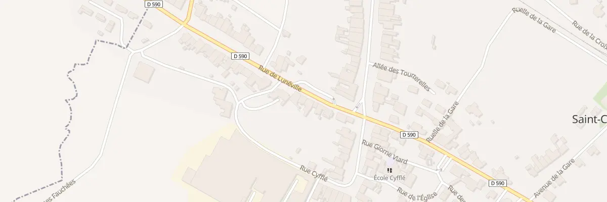 Plan du 11 Rue De Luneville à Saint-Clément