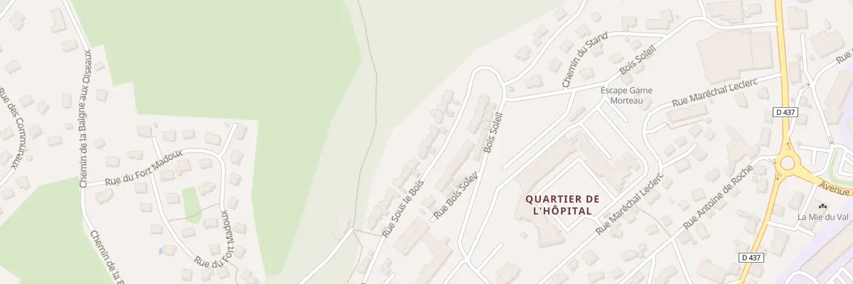 Plan du 32 Rue sous le Bois à Morteau