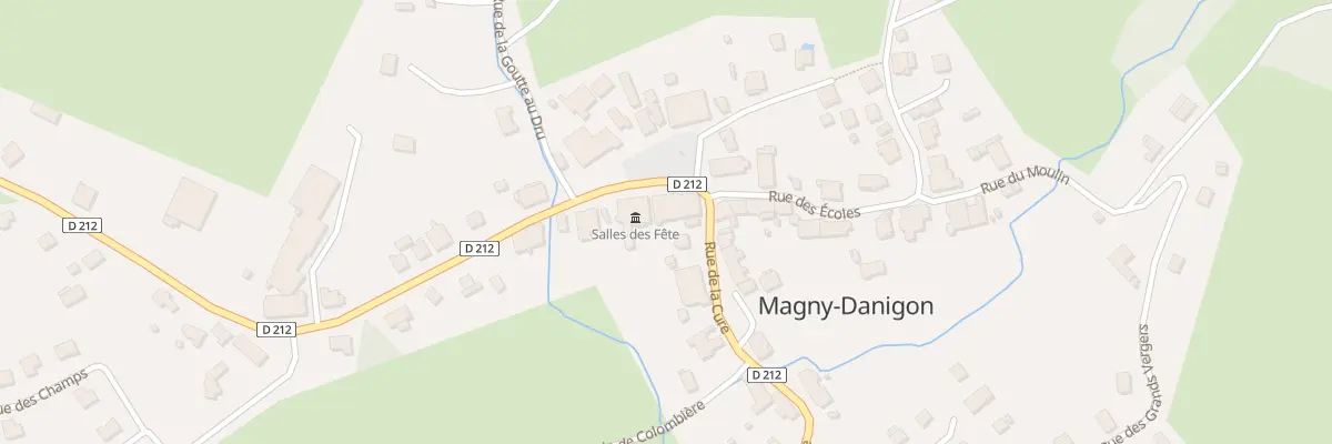 Plan du 1 Pl de la Fontaine à Magny-Danigon