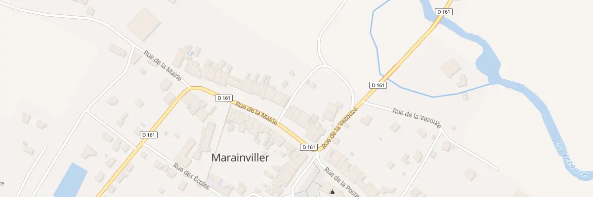 Plan du 11 Rue de la Mairie à Marainviller