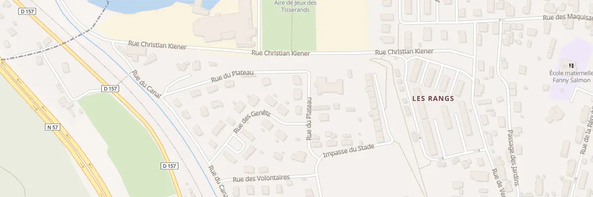 Plan du 19A Rue du Plateau à Éloyes