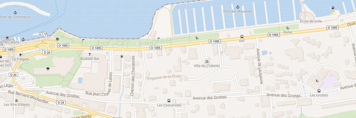 Plan du 37 Quai Paul Leger à Évian-les-Bains