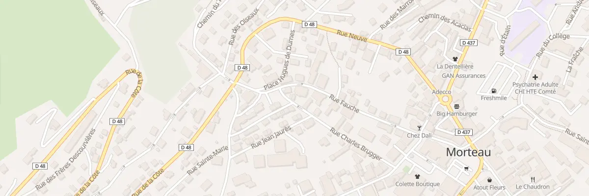 Plan du 18 Rue Charles Brügger à Morteau