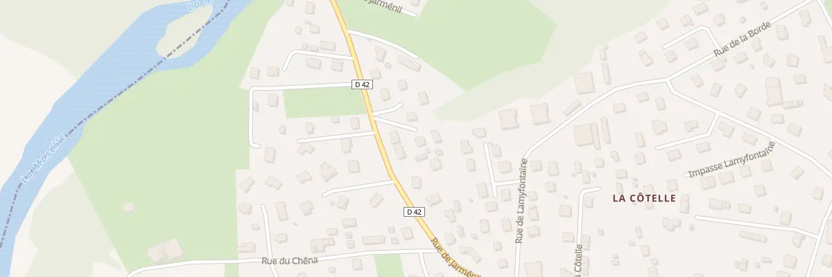 Plan du 46 Rue de Jarménil à Éloyes