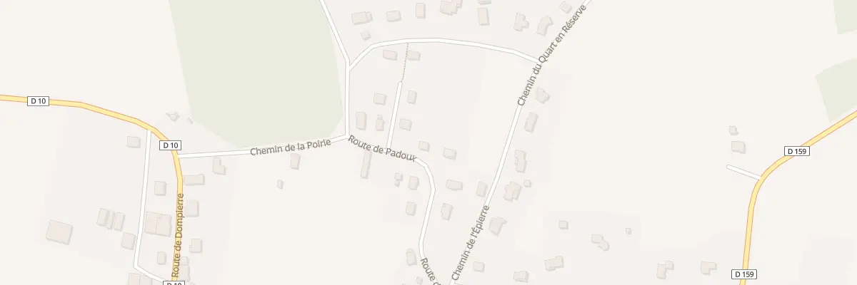 Plan du 20 Rte de Padoux à Girecourt-sur-Durbion