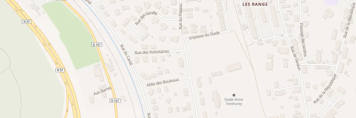 Plan du 15 Rue du Plateau à Éloyes