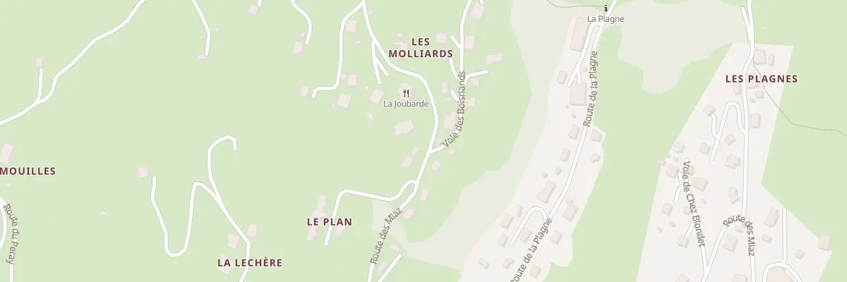 Plan du 1981 Rte des Miaz à Cordon