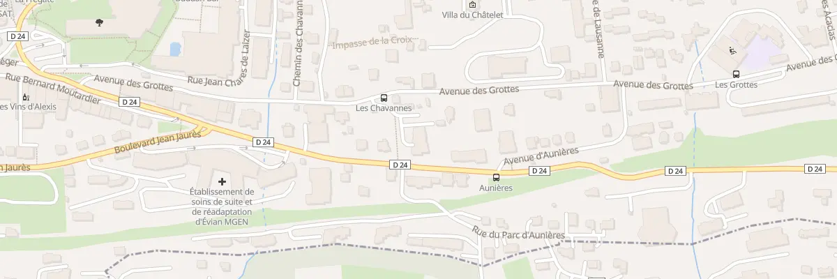 Plan du 23 Av d’Abondance à Évian-les-Bains