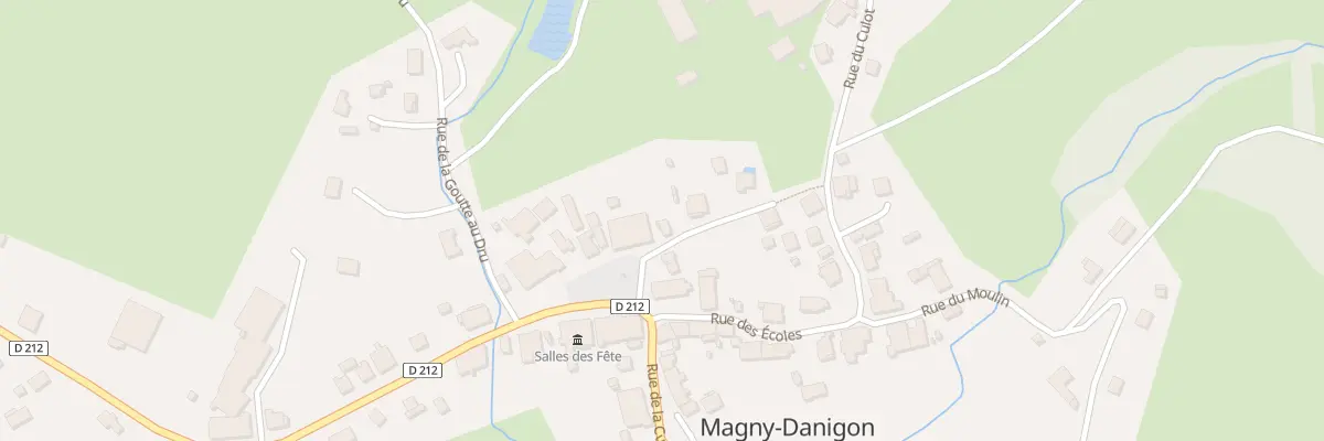 Plan du 1 Imp de la Creuse à Magny-Danigon