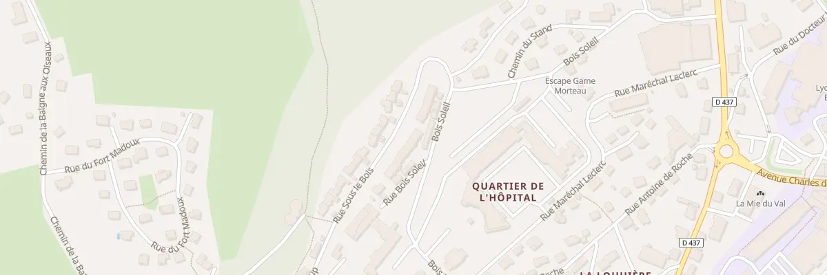 Plan du 30 Rue Bois Soleil à Morteau