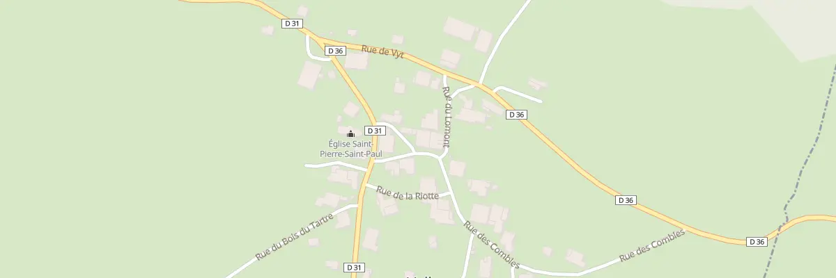Plan du 3A Rue des Comblés à Vellerot-lès-Belvoir