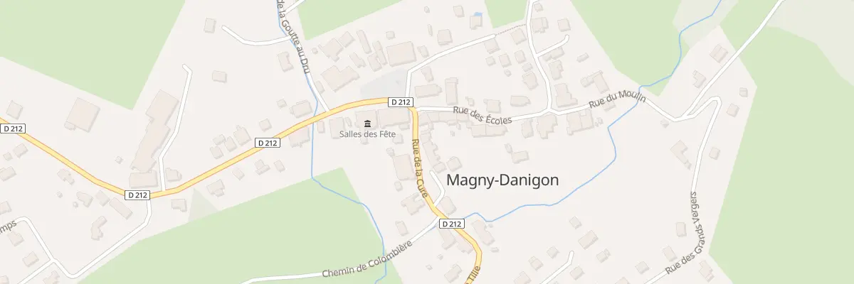 Plan du 3 Rue de la Cure à Magny-Danigon