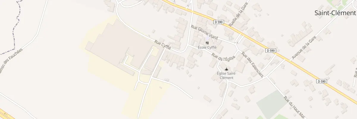 Plan du 3 Rue Cyffle à Saint-Clément
