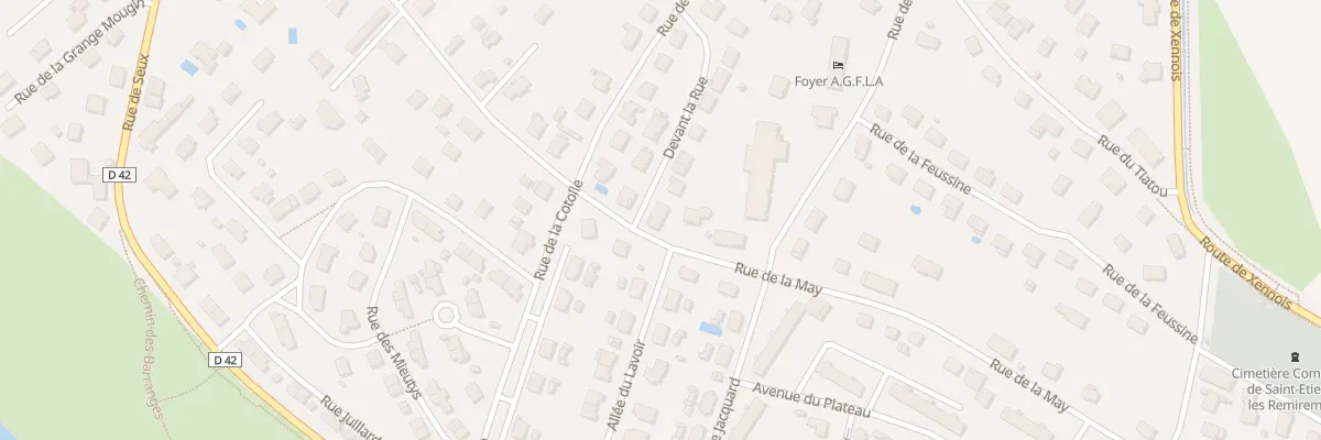 Plan du 2 Devant La Rue à Saint-Étienne-lès-Remiremont