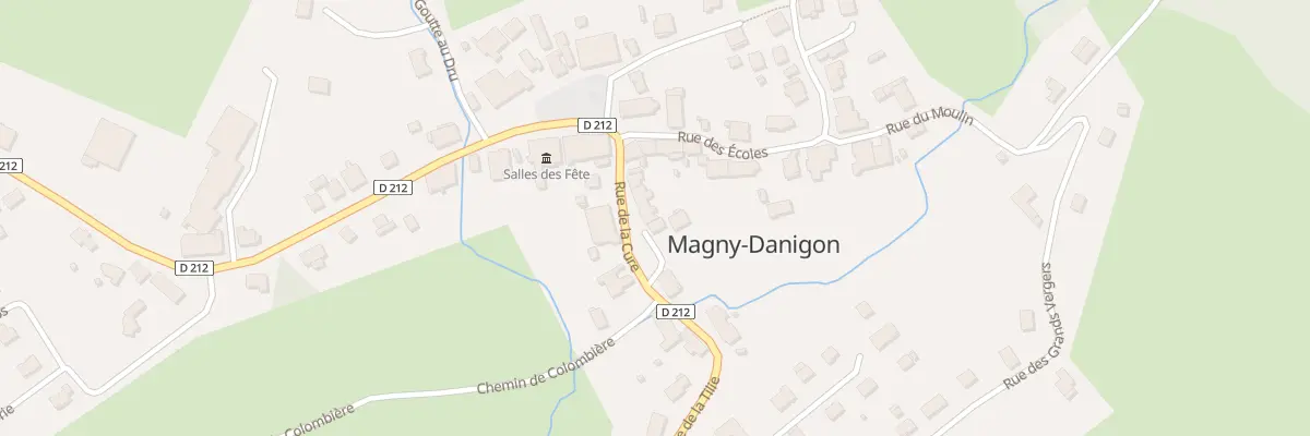Plan du 7 Rue de la Cure à Magny-Danigon