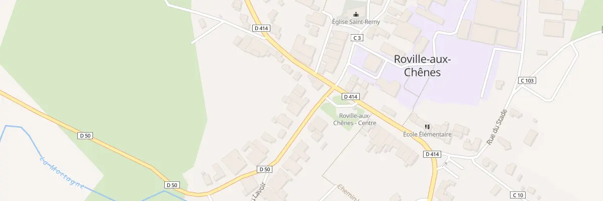 Plan du 6 Rue de la Mortagne à Roville-aux-Chênes