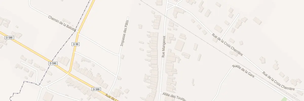 Plan du 43 Rue Mangenot à Saint-Clément