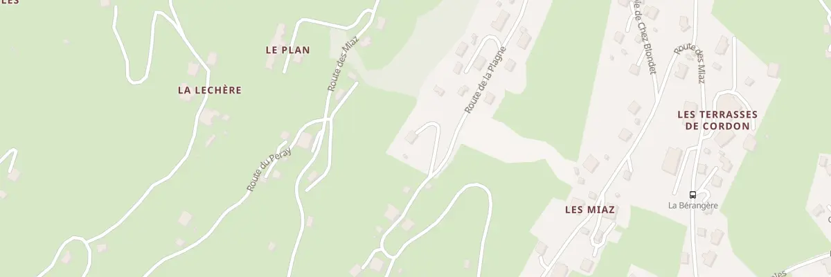 Plan du 149 Rte de la Plagne à Cordon
