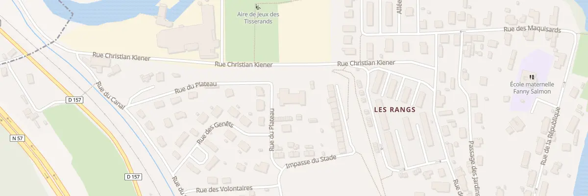 Plan du 20 Rue du Plateau à Éloyes