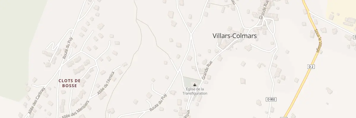 Plan du 5 Lot Haut de Villars à Villars-Colmars