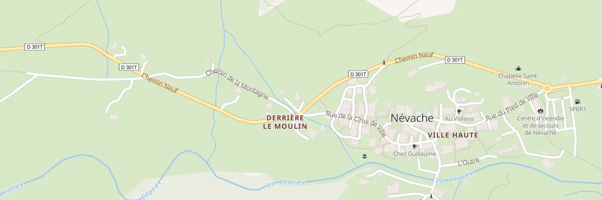 Plan du 430 Che Neuf à Névache