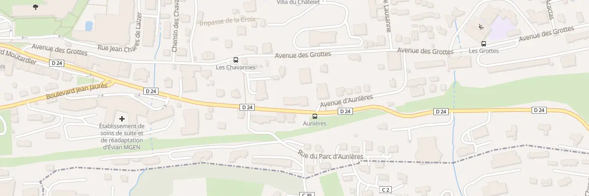 Plan du 25 Av d’Abondance à Évian-les-Bains